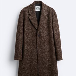 Zara textured coat limited edition size medium